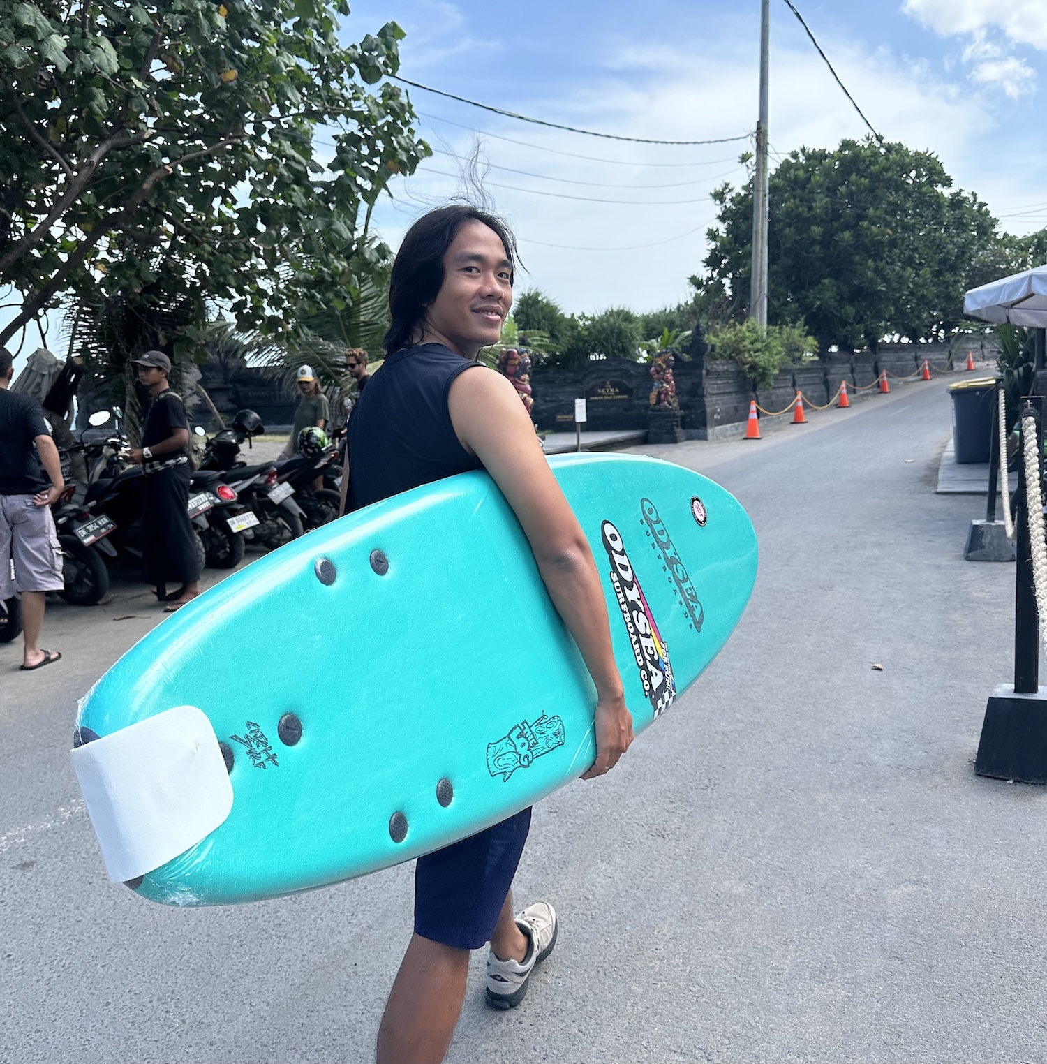Tony’s published surfing photo, November 2024 newsletter.