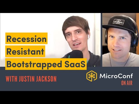 Video thumbnail: Recession Resistant Bootstrapped SaaS +  The Myth (?) of Personal Brand with Justin Jackson